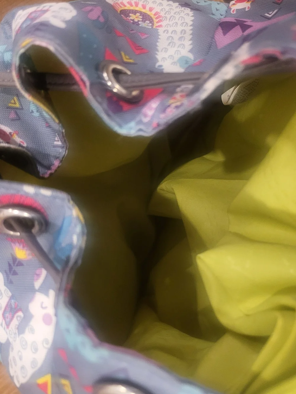 Lily Bloom Purple Llama Print Backpack